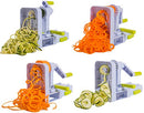 QuickFold 5-Blade Spiralizer: Versatile & Compact Foldable Vegetable Spiral Slicer