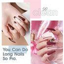 Nail Tips and Glue Gel Kit, Gel x Nail Kit 4 in 1 Nail Glue Gel, Ultra-Portable LED Nail Lamp