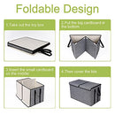 Large Kids Toy Box Chest Storage organizer with Double Flip-Top Lid
