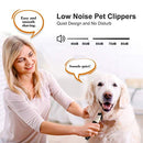 Cordless Pet Grooming Clippers Professional Pet Hair Clippers