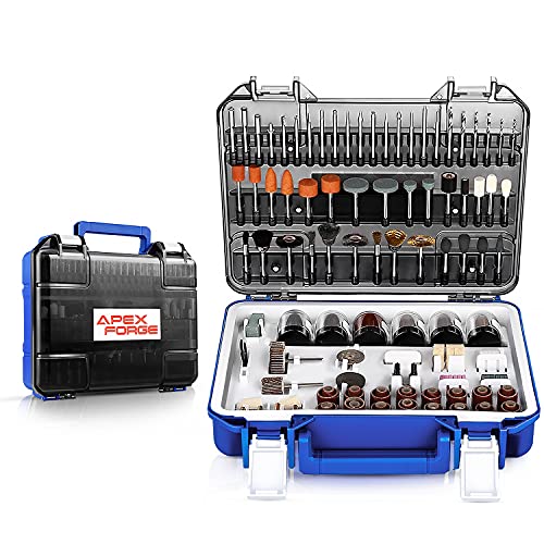 Rotary Tool Accessories Kit, APEXFORGE 357 Pieces 1/8"(3.2mm) Diameter