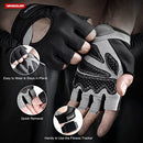 Workout Gloves for Men and Women, Fingerless Weight Lifting Gloves for Exercise