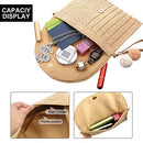 Straw Shoulder Bag Straw Clutch  Crossbody Bag Casual Beach Straw Handmade Bag