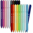 Gel Pen With Retractable Extra Fine Point (0.5mm), 20 Colored Pen Set for Bullet Style