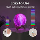 Moon Lamp Galaxy Lamp 5.9 inch 16 Colors LED 3D Moon Light Lava Lamp
