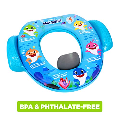 PinkFong Baby Shark Soft Potty Training Seat, Sharktastic