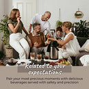 Glass Teapot 40 oz Glowing Diamond with Candle Warmer Stove included