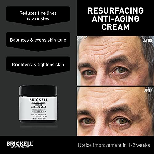 Resurfacing Anti-Aging Cream For Men, Natural and Organic Vitamin C Cream
