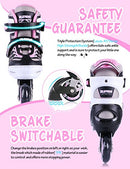 2pm Sports Cytia Pink Girls Adjustable Illuminating Inline Skates with Light up Wheels