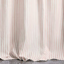 Blush Ticking Stripe Bedspread Shabby Chic Farmhouse Style Lightweight 3 Piece Set Queen