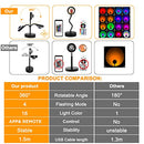 Sunset Lamp Projector Led Lights for Bedroom Night Light RGB Lights Sun Sunlight Sunrise