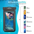 Waterproof Cell Phone Pouch : 3 Pack Universal Water Proof Dry Bag Case with Neck