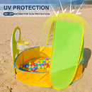 Baby Beach Tent, Portable Sun Shelter Baby Pool Tent, Kids Ball Pit Tent Paddling Pool
