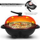 Giantex 1350W Electric BBQ Grill Non-Stick w/ 4 Temperature Setting Outdoor Garden Patio Camping
