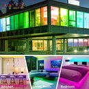 BIHRTC Led Strip Lights 5050 Rgb 600leds 32.8ft Led Lights