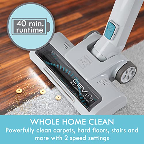 Cordless Stick Vacuum 1L Capacity Lightweight Cleaner 2-Speed Power Suction LED Headlight