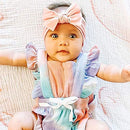 Prohouse 16PCS Baby Nylon Headbands Hairbands Hair Bow Elastics for Baby Girls Newborn Infant Toddlers Kids