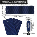 POWERLIX Sleeping Pad - Ultralight Inflatable Sleeping Mat, Ultimate for Camping