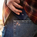 Tommy Hilfiger Men's Leather Wallet – Slim Bifold with 6 Credit Card Pockets and Removable Id Window, Navy, One Size