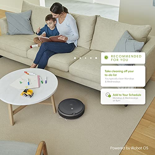 Robot Vacuum-Wi-Fi Connectivity, Personalized Cleaning Recommendations, Works with Alexa