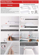 Zipper Bag Organizer for Fridge Freezer Refrigerator - Zipper  bag Holder Rack Hanger