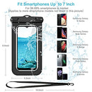 Universal Extra-Large Waterproof Pouch,Underwater Dry Bag for Samsung Galaxy A12,