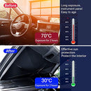 Car Windshield Sun Shade Umbrella - Foldable Car Umbrella Sunshade Cover UV Block