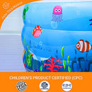 Inflatable Swimming Pool, 120"x 72"x 24", Full-Sized Above Ground