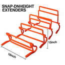 Upgraded Agility Ladder Set, Agility Training Equipment - 5 Adjustable Hurdles