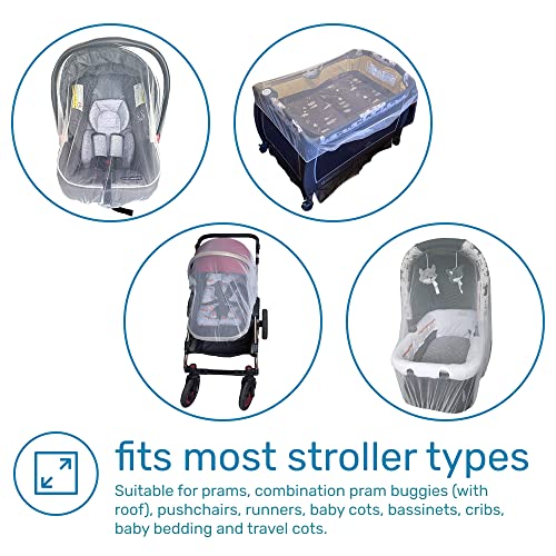 Mosquito Net for Stroller - Durable Baby Stroller Mosquito Net - Perfect Bug Net for Strollers
