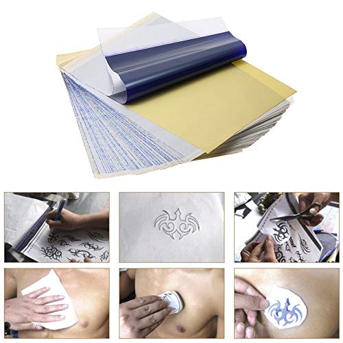 Tattoo Transfer Paper - Yuelong 15 Sheets Tattoo Stencil Paper Thermal Stencil Paper