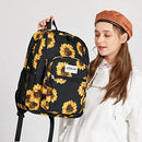 Classical Basic Womens Sunflower School Backpack For College Teen Girls
