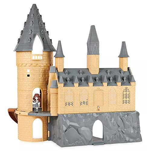 Harry Potter, Magical Minis Hogwarts Castle with 12 Accessories, Lights, Sounds