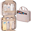 Large Hanging Travel Toiletry Bag, Portable Makeup Organizer Accessories, Pink