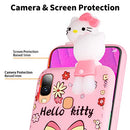 HikerClub Galaxy Note8 Case - Hello Kitty Phone Case 3D Cartoon Protective Cover