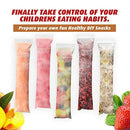 Disposable Ice Popsicle Mold Bags| BPA Free Freezer Tubes With Zip Seals