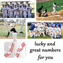 Personalized Baseball Necklaces Baseball Jersey Number 00-99 Necklace