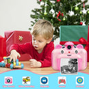 Instant Print Digital Camera for Kids, Toddler Camera with Zero Ink Print Paper, 20MP
