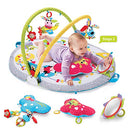 Yookidoo Baby Play Gym Lay to Sit-Up Play Mat. 3-in-1 Infant Activity Center for Newborns. 0 - 12 Month