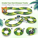 Dinosaur Toys,Create A Dinosaur World Road Race,Flexible Track Playset