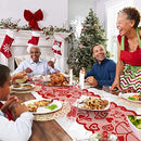 Valentines Table Runner Red Heart Print Valentines Day Decorations 13x72 inches