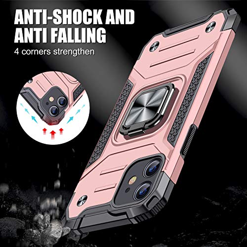 iPhone 11 Case with Screen Protector 2PCS, Military-Grade Drop Protection