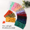 Prohouse 16PCS Baby Nylon Headbands Hairbands Hair Bow Elastics for Baby Girls Newborn Infant Toddlers Kids