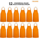 Unisex Apron Bulk Machine Washable for Kitchen Crafting BBQ Drawing Outdoors