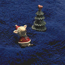 Navy Blue Rug for Bedroom,Fluffy Circle Rug 5'X5' for Kids Room,Furry Carpet