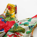 Little Girl Outfit Holiday Clothes Set Shorts and Tops Floral Cute Green 5T