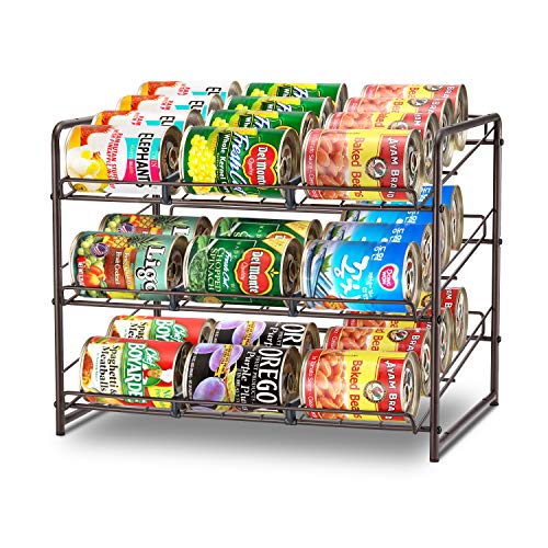 Simple Trending Can Rack Organizer, Stackable Can Storage Dispenser