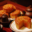 Autumn Festival Hand-Pressure Moon Cake Mould With 12 Pcs Mode Pattern For 4 Sets