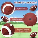 Jerify 20 Pcs Composite Leather Footballs Official Size Composite Leather Balls Composite Leather Inflatable Footballs with Pump Indoor Outdoor Footballs Bulk for Training and Recreational Play