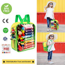 33Pcs 18 Types Wooden Percussion Instruments Tambourine Xylophone Toys